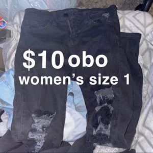women’s pants/leggings. $10 each, $30 for all.